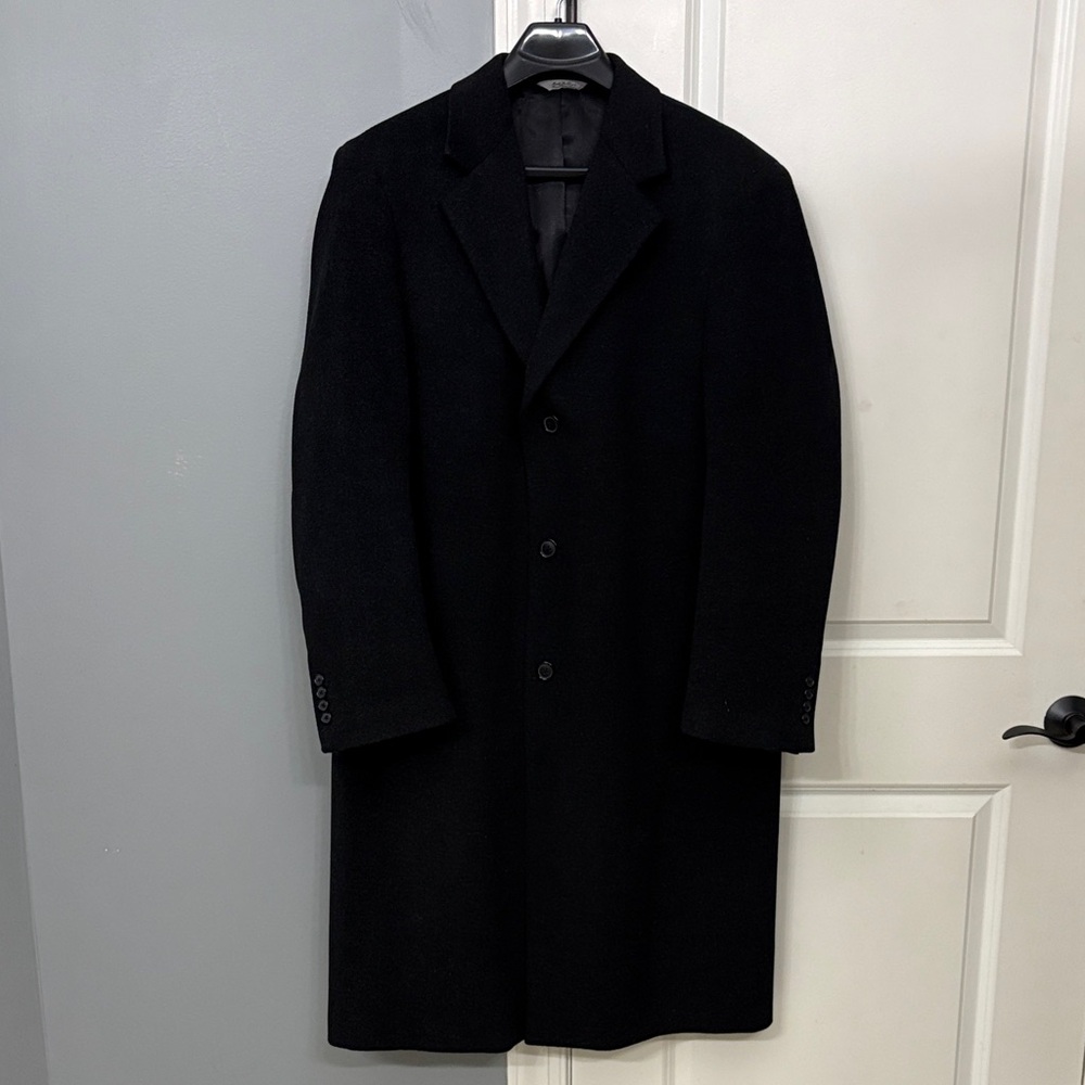 Ralph Lauren Classic Black Men’s Trench Coat 44R barely worn